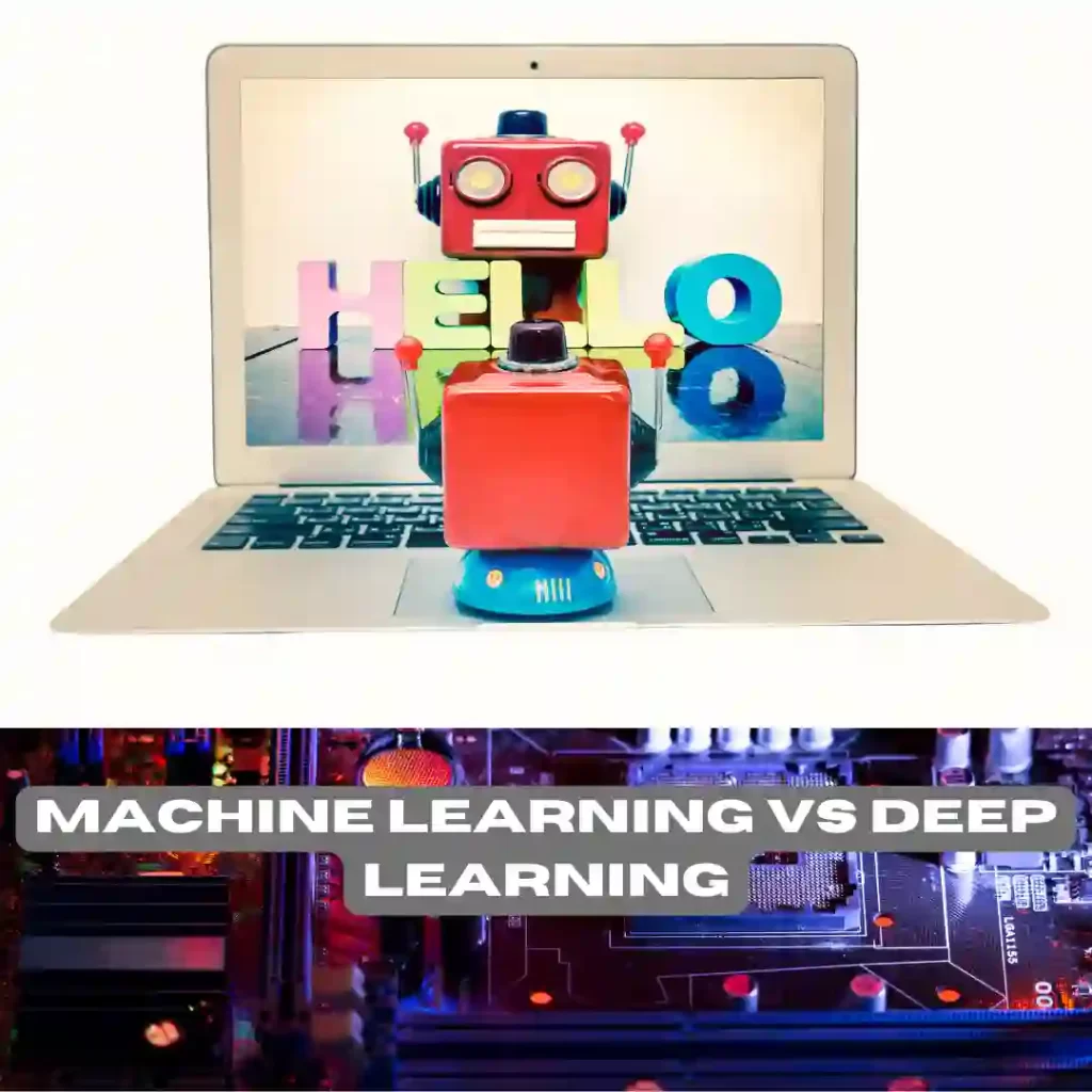 Machine learning vs deep learning